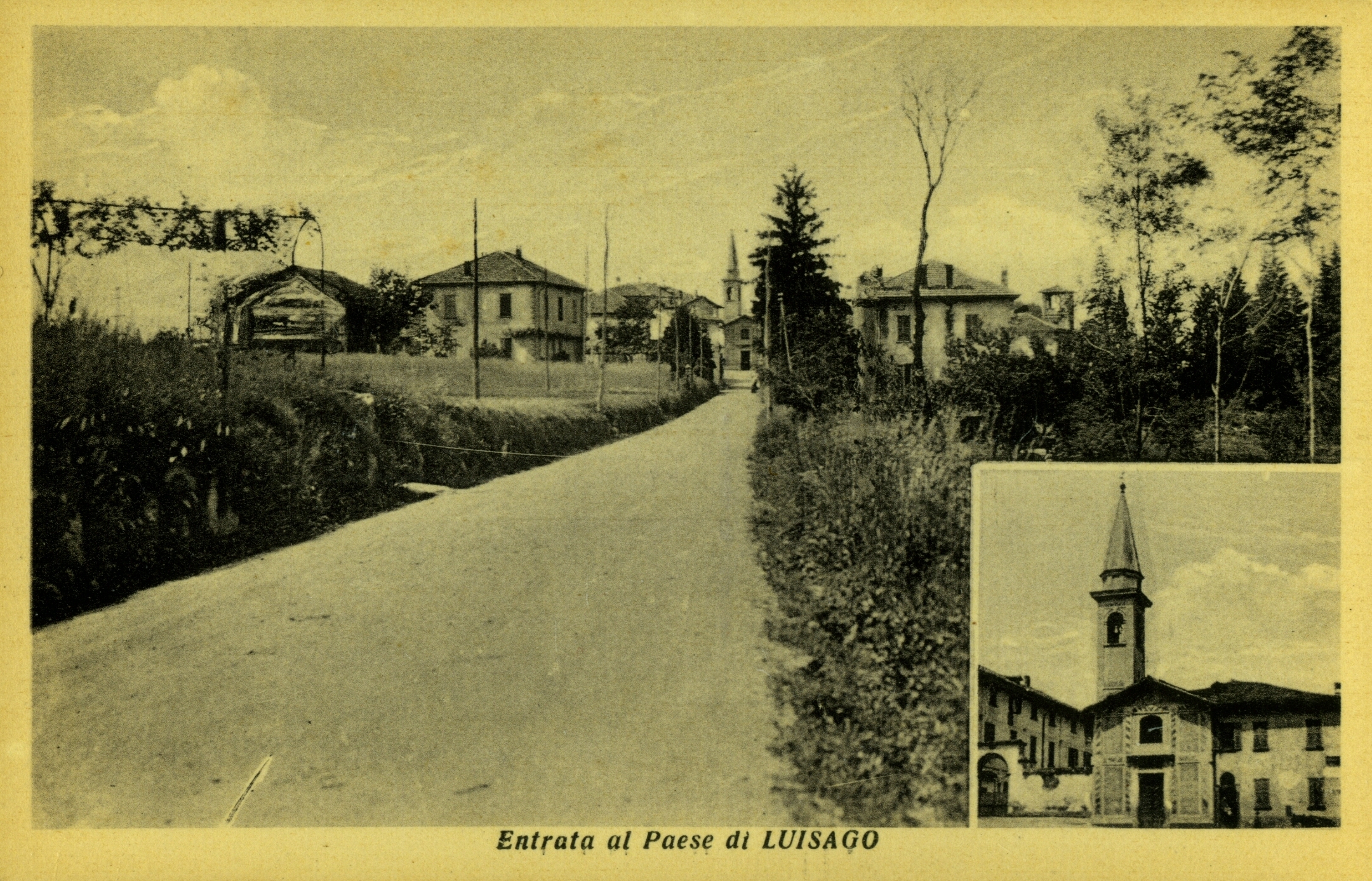 Via Dante verso Piazza Marconi - anni 30