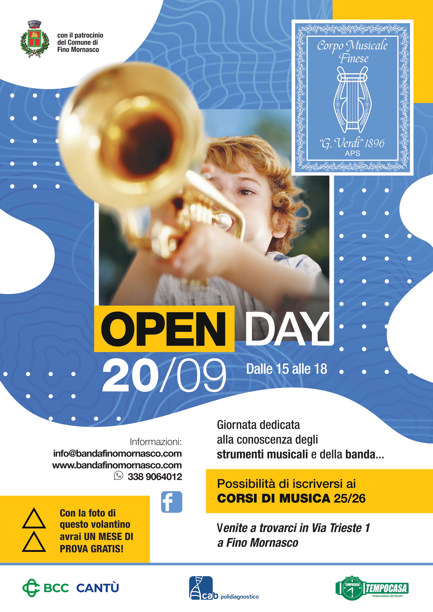 Open Day - Corpo Musicale Finese G. Verdi
