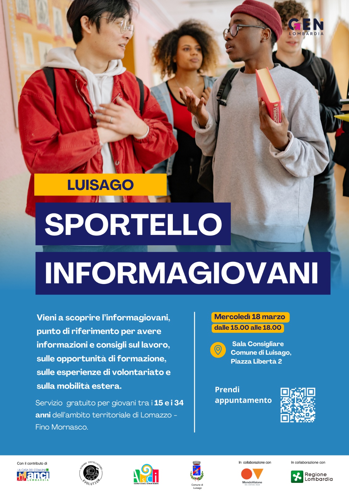SPORTELLO INFORMAGIOVANI A LUISAGO