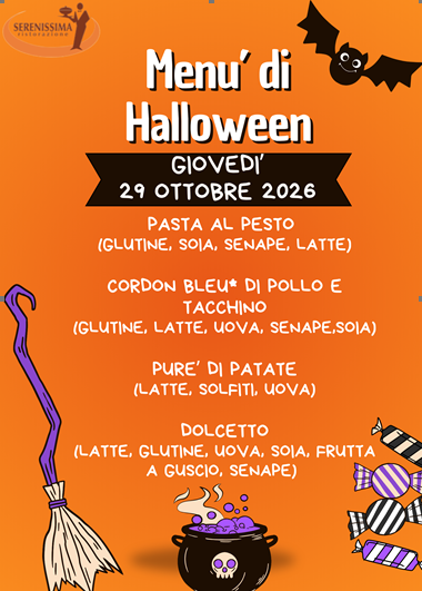 Menù speciale di Halloween